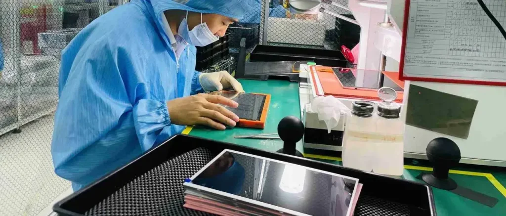 کارخانه تولید TFT LCD در چین