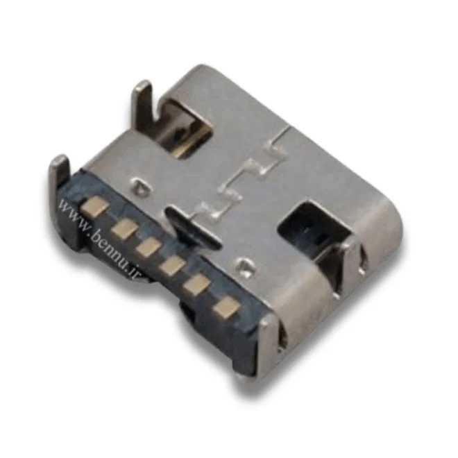 کانکتور USB Type C 6 pin پین SMD