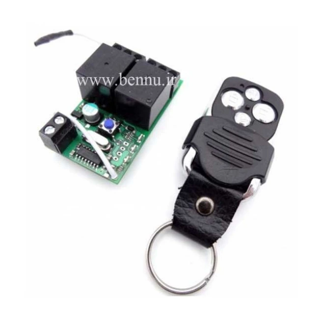 گیرنده 2 کانال لرنینگ 433MHz حافظه دار
