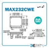 آی سی MAX232CWE اورجینال - Image 2